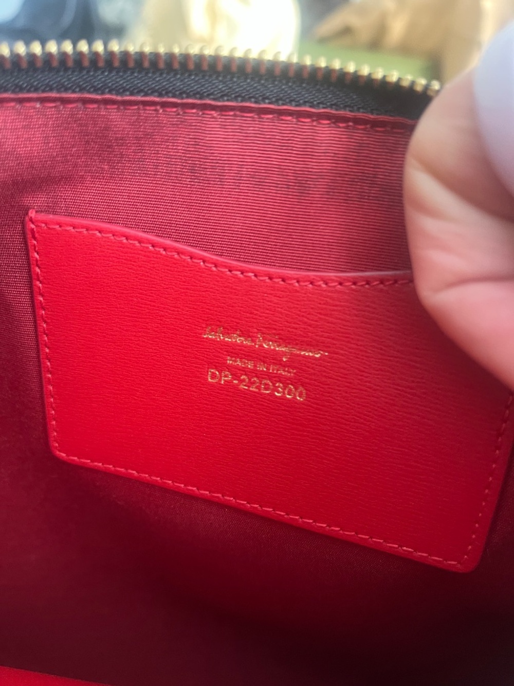 Vintage Ferragamo Black Leather Clutch - Picture 4 of 4